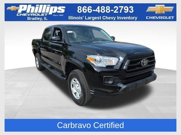 Black 2023 Toyota Tacoma Pickup Truck Four-Wheel Drive 6-Speed Automatic