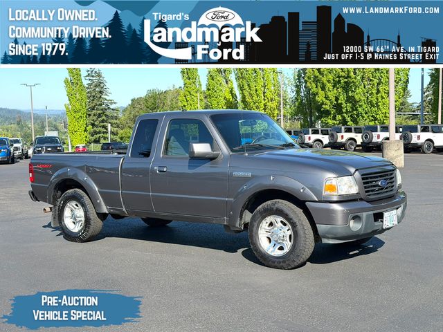 Gray 2008 Ford Ranger Sport SuperCab 4Dr Pickup Truck 4X2 5-Speed Automatic
