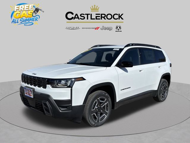 Bright White Clearcoat 2026 Jeep Cherokee SUV / Crossover Four-Wheel Drive Continuously Variable Transmission
