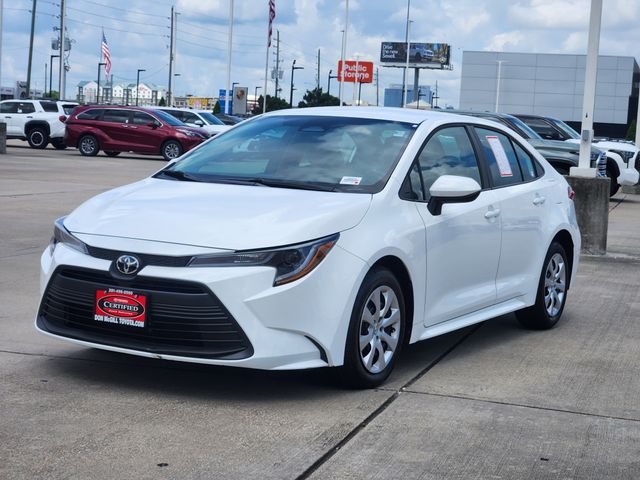 2026 Toyota Corolla LE White at Don McGill Toyota