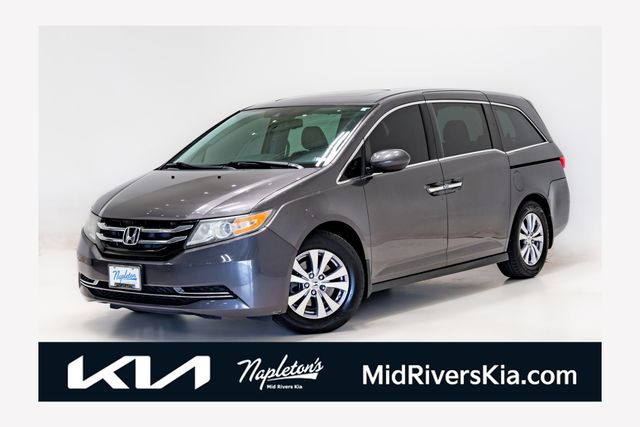 Smoky Topaz Metallic 2015 Honda Odyssey EX-L FWD Minivan Front-Wheel Drive 6-Speed Automatic