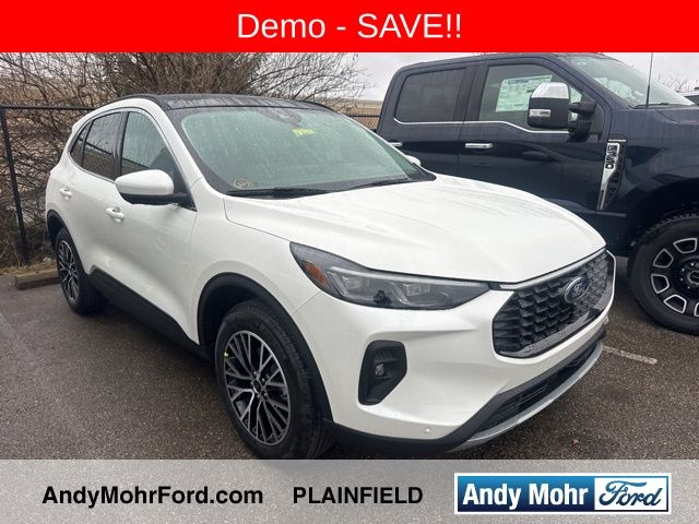 White Metallic 2025 Ford Escape Hybrid Plug-in SUV / Crossover Front-Wheel Drive Continuously Variable Transmission