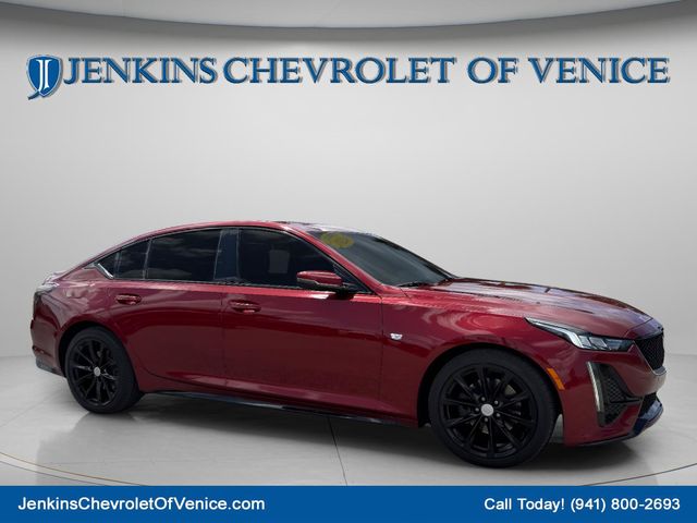 Radiant Red Tintcoat 2024 Cadillac CT5 Sedan Rear-Wheel Drive Automatic