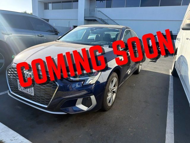 Blue 2024 Audi A3 Sedan Front-Wheel Drive 7-Speed Automatic
