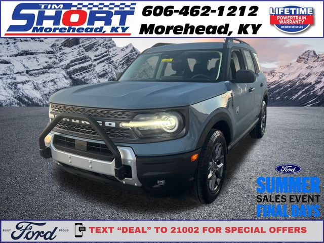 Blue (Azure Gray Metallic Tri-Coat) 2025 Ford Bronco Sport SUV / Crossover All-Wheel Drive 8-Speed Automatic