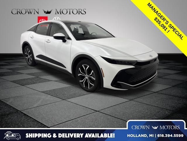 White 2024 Toyota Crown Sedan All-Wheel Drive Continuously Variable Transmission
