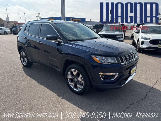Jazz Blue Pearlcoat 2020 Jeep Compass SUV / Crossover Four-Wheel Drive 9-Speed Automatic