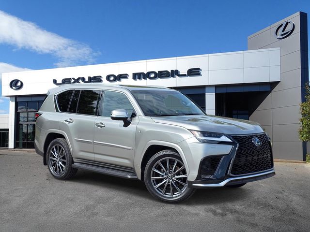 Silver 2024 Lexus LX 600 F Sport Handling AWD SUV / Crossover All-Wheel Drive Automatic