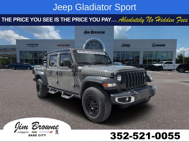 Sting-Gray Clearcoat 2023 Jeep Gladiator Pickup Truck Four-Wheel Drive 8-Speed Automatic