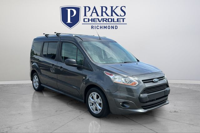 Gray (Magnetic) 2017 Ford Transit Connect Wagon XLT LWB FWD with Rear Liftgate Van Front-Wheel Drive 6-Speed Automatic