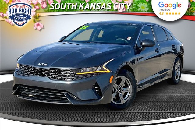 Gravity Gray 2022 Kia K5 LXS FWD Sedan Front-Wheel Drive 8-Speed Automatic