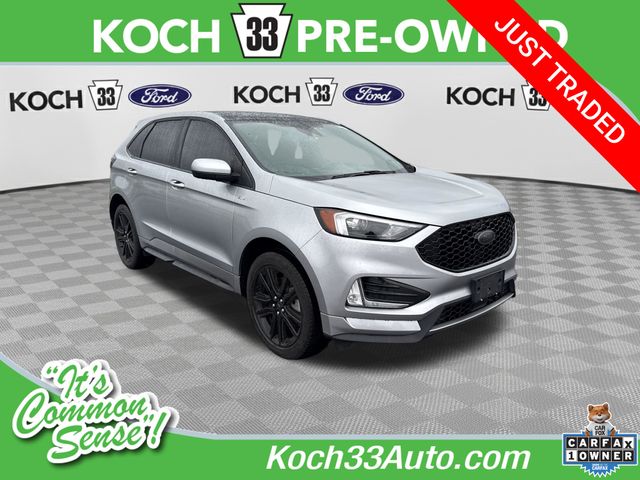 Silver Metallic 2024 Ford Edge SUV / Crossover All-Wheel Drive 8-Speed Automatic