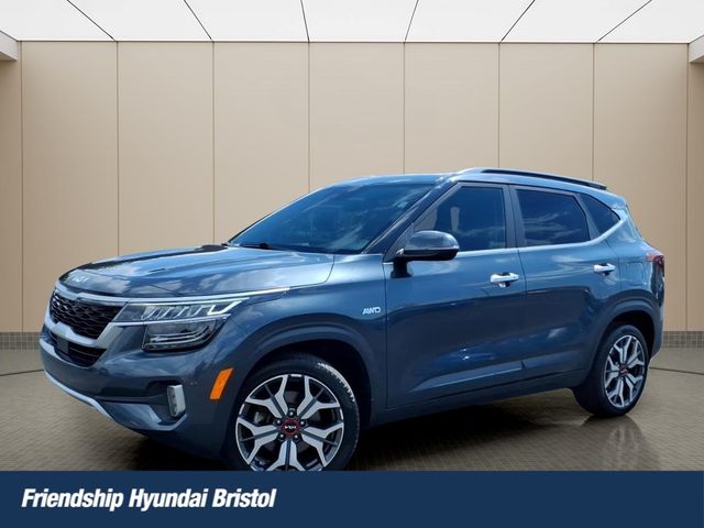 Gravity Gray 2022 Kia Seltos SUV / Crossover All-Wheel Drive 7-Speed Automatic