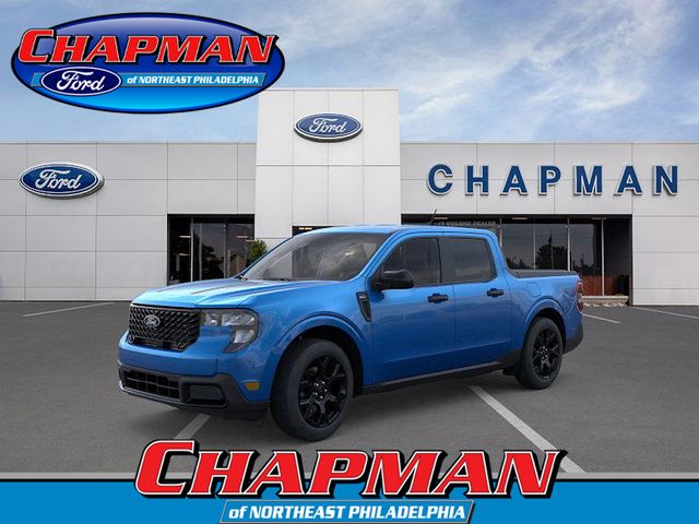 Blue 2025 Ford Maverick XLT SuperCrew AWD Pickup Truck All-Wheel Drive 8-Speed Automatic