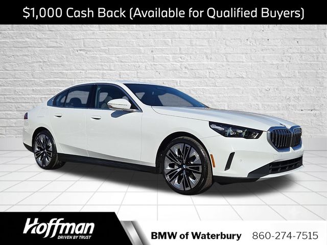 Alpine White 2026 BMW 5 Series Sedan All-Wheel Drive 8-Speed Automatic