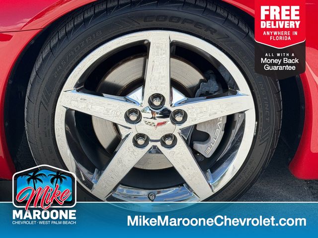Victory Red 2008 Chevrolet Corvette Convertible Rear-Wheel Drive 6-Speed Automatic