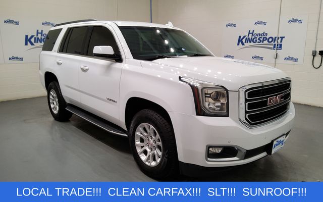 Summit White 2018 GMC Yukon SLT 4WD SUV / Crossover Four-Wheel Drive 6-Speed Automatic Overdrive
