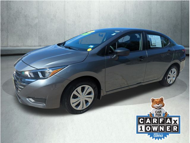 Gray (Gun Metallic) 2024 Nissan Versa Sedan Front-Wheel Drive Continuously Variable Transmission