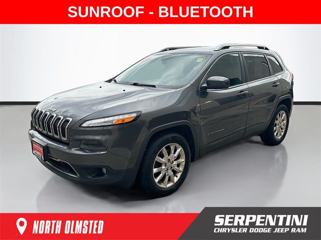 Gray (Granite Crystal Metallic Clearcoat) 2015 Jeep Cherokee Limited 4WD SUV / Crossover Four-Wheel Drive 9-Speed Automatic