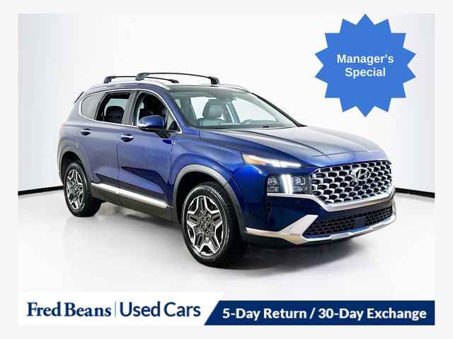 Stormy Blue 2023 Hyundai Santa Fe SUV / Crossover All-Wheel Drive Automatic