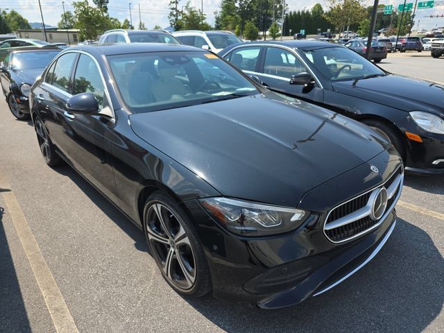 Black 2023 Mercedes-Benz C-Class Sedan Rear-Wheel Drive 9-Speed Automatic
