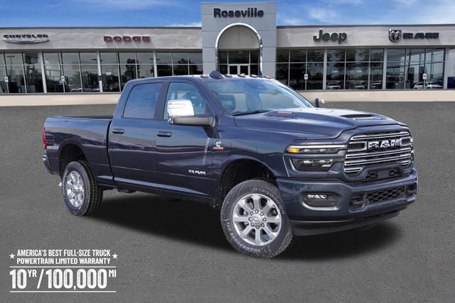 Forged Blue Metallic 2026 RAM 2500 Laramie Crew Cab 4WD Pickup Truck Four-Wheel Drive 8-Speed Automatic