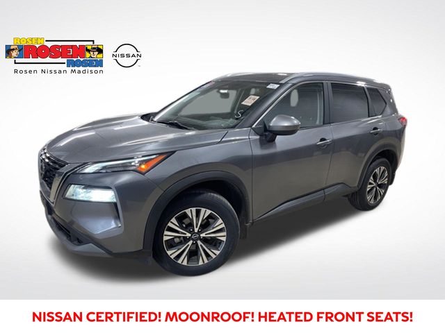 Gray (Gun Metallic) 2023 Nissan Rogue SV AWD SUV / Crossover All-Wheel Drive Continuously Variable Transmission