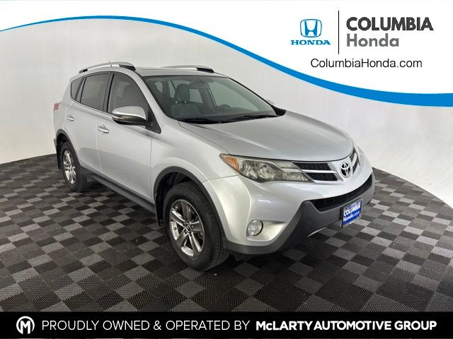 Classic Silver Metallic 2015 Toyota RAV4 XLE AWD SUV / Crossover All-Wheel Drive 6-Speed Automatic