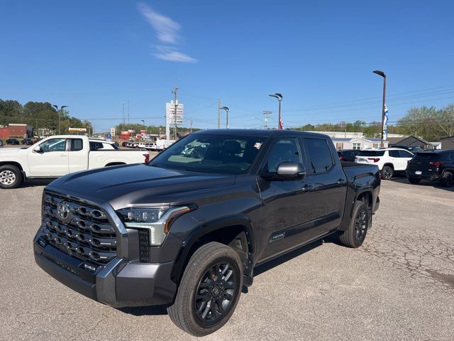Magnetic Gray Metallic 2025 Toyota Tundra Platinum CrewMax Cab 4WD Pickup Truck Four-Wheel Drive Automatic