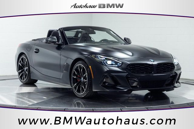 Frozen Black II Metallic 2026 BMW Z4 Convertible Rear-Wheel Drive Manual