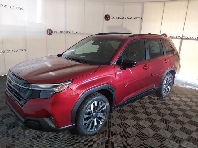 Crimson Red Pearl 2026 Subaru Forester Hybrid SUV / Crossover All-Wheel Drive Continuously Variable Transmission