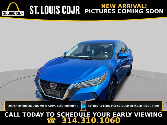 Electric Blue Metallic 2021 Nissan Sentra Sedan Front-Wheel Drive Continuously Variable Transmission
