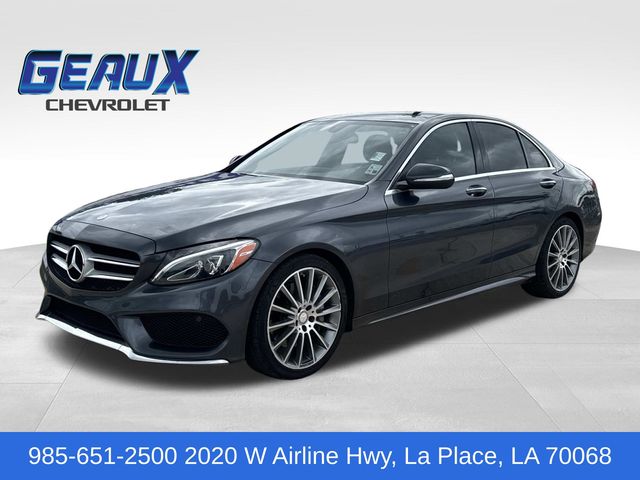 Gray 2015 Mercedes-Benz C-Class C 300 Sedan Rear-Wheel Drive 7-Speed Automatic