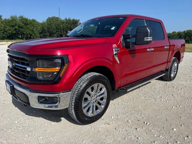 Red Metallic 2025 Ford F-150 Pickup Truck Four-Wheel Drive Automatic