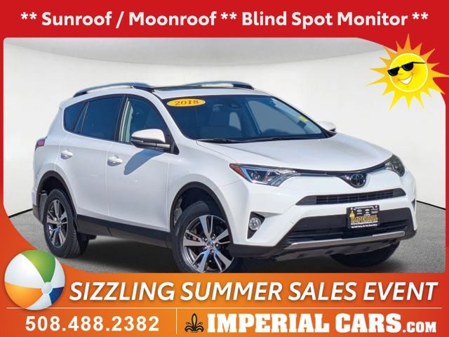 Super White 2018 Toyota RAV4 SUV / Crossover All-Wheel Drive 6-Speed Automatic