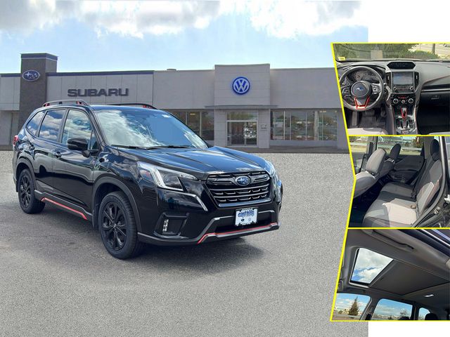 Crystal Black Silica 2023 Subaru Forester Sport Crossover AWD SUV / Crossover All-Wheel Drive Continuously Variable Transmission