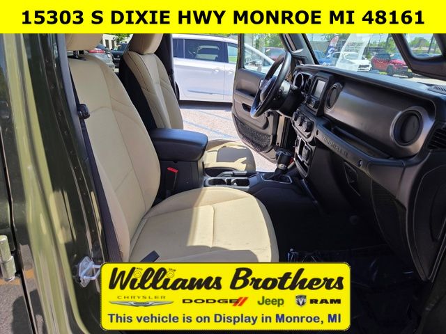 2021 Jeep Wrangler Unlimited Willys - Sarge Green Clearcoat exterior view 12