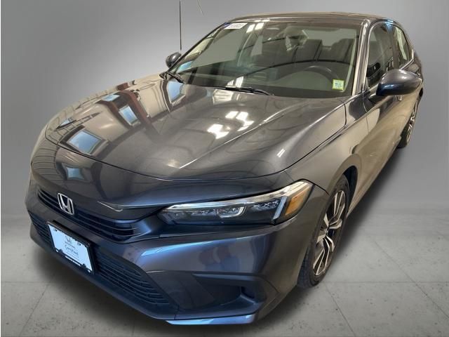 Meteorite Gray Metallic 2022 Honda Civic EX FWD Sedan Front-Wheel Drive Continuously Variable Transmission