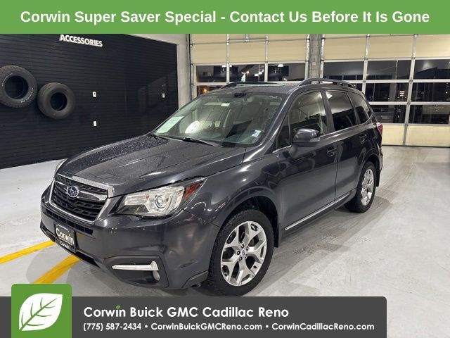 Dark Gray Metallic 2017 Subaru Forester 2.5i Touring SUV / Crossover All-Wheel Drive Continuously Variable Transmission