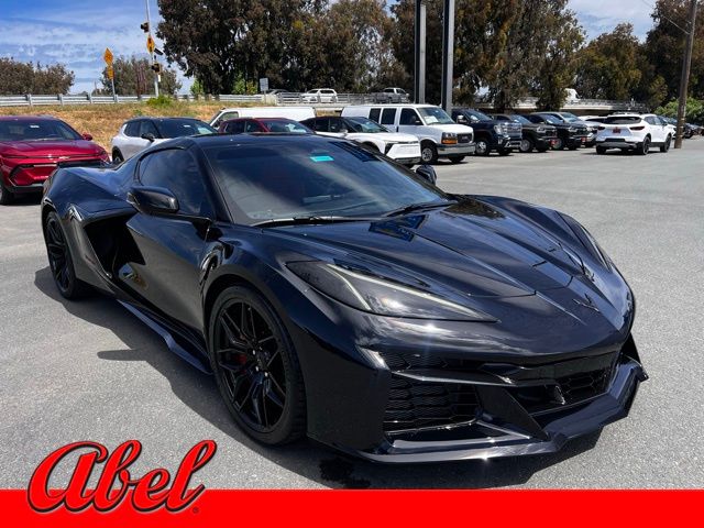 Black 2025 Chevrolet Corvette Z06 1LZ Coupe RWD Coupe Rear-Wheel Drive 8-Speed Dual Clutch