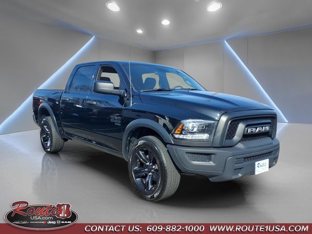 Diamond Black Crystal Pearlcoat 2024 RAM 1500 Classic Warlock Crew Cab 4WD Pickup Truck Four-Wheel Drive 8-Speed Automatic