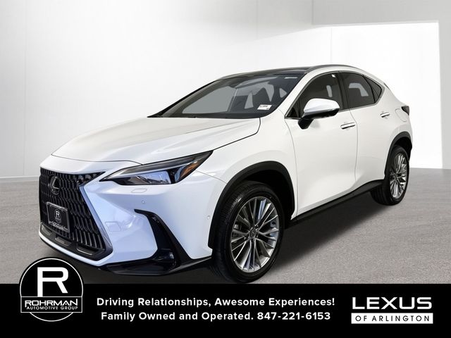 Ultra White 2026 Lexus NX Hybrid 350h Luxury AWD SUV / Crossover All-Wheel Drive Continuously Variable Transmission