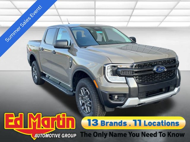 Gray 2026 Ford Ranger Pickup Truck Four-Wheel Drive Automatic
