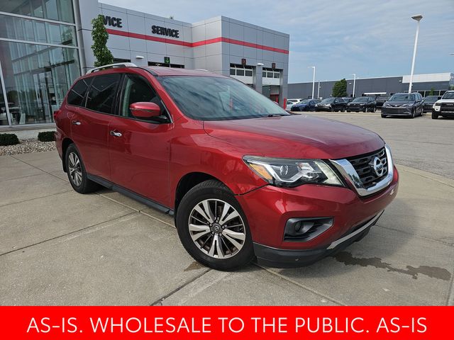 Cayenne Red Metallic 2017 Nissan Pathfinder SUV / Crossover Four-Wheel Drive Continuously Variable Transmission