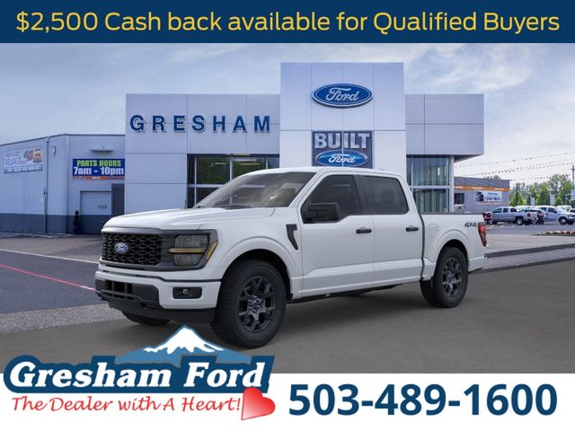 Oxford White 2026 Ford F-150 STX 4dr SuperCrew 4WD Pickup Truck Four-Wheel Drive Automatic
