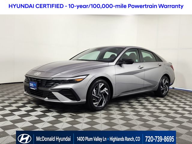 Fluid Metal 2025 Hyundai Elantra Sedan Front-Wheel Drive Continuously Variable Transmission