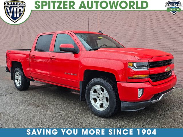 Red Hot 2018 Chevrolet Silverado 1500 LT Crew Cab 4WD Pickup Truck Four-Wheel Drive 6-Speed Automatic Overdrive
