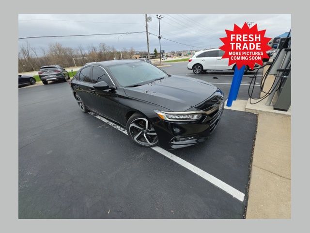 Crystal Black Pearl 2018 Honda Accord 2.0T Sport FWD Sedan Front-Wheel Drive Automatic