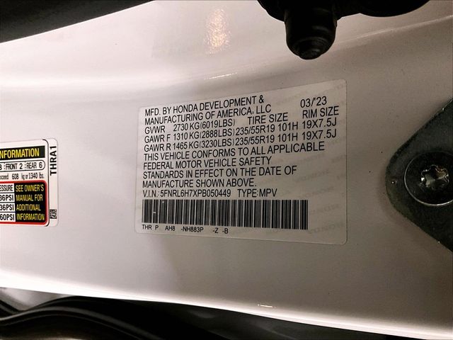 2023 Honda Odyssey Sport White at Carlisle Cadillac Buick GMC