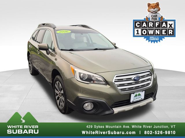 Wilderness Green Metallic 2016 Subaru Outback Wagon All-Wheel Drive Continuously Variable Transmission